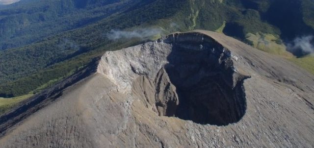 Kanlaon Volcano Crater