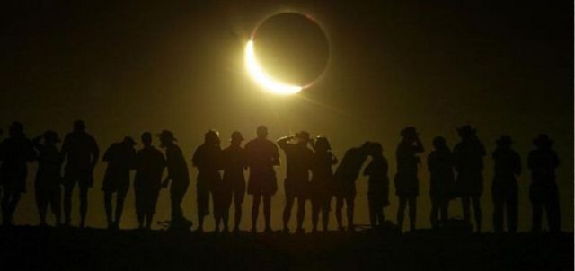 Solar Eclipse 2016 - it's almost over