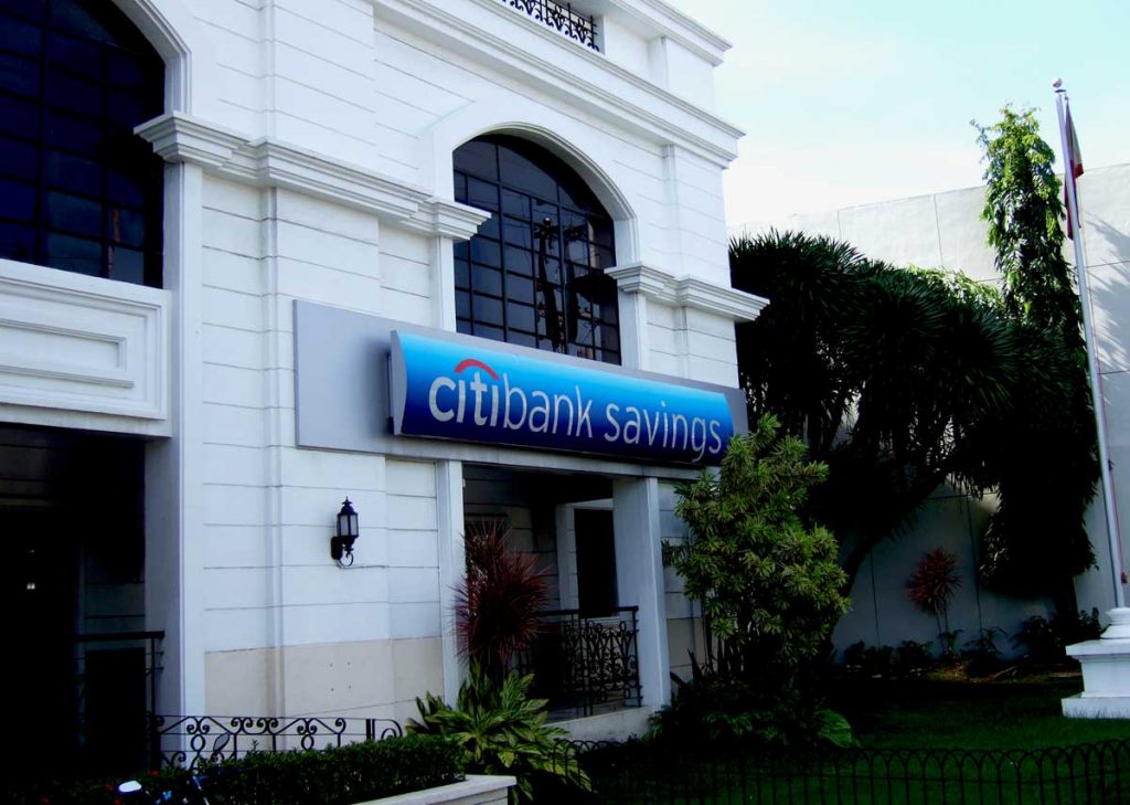 Iloilo, Philippines Branch of Citibank Savings Closes