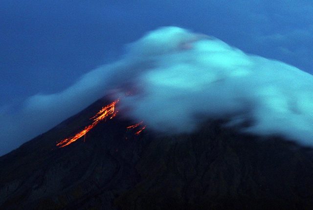 Mayon Volcano - New Lava Flow