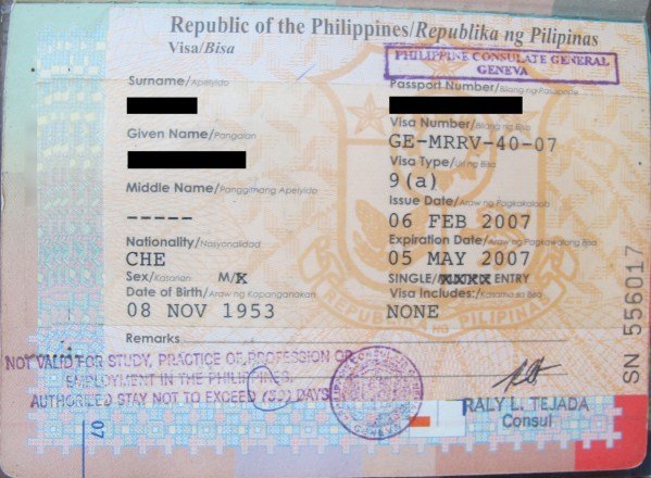 Passport with 90 days visa