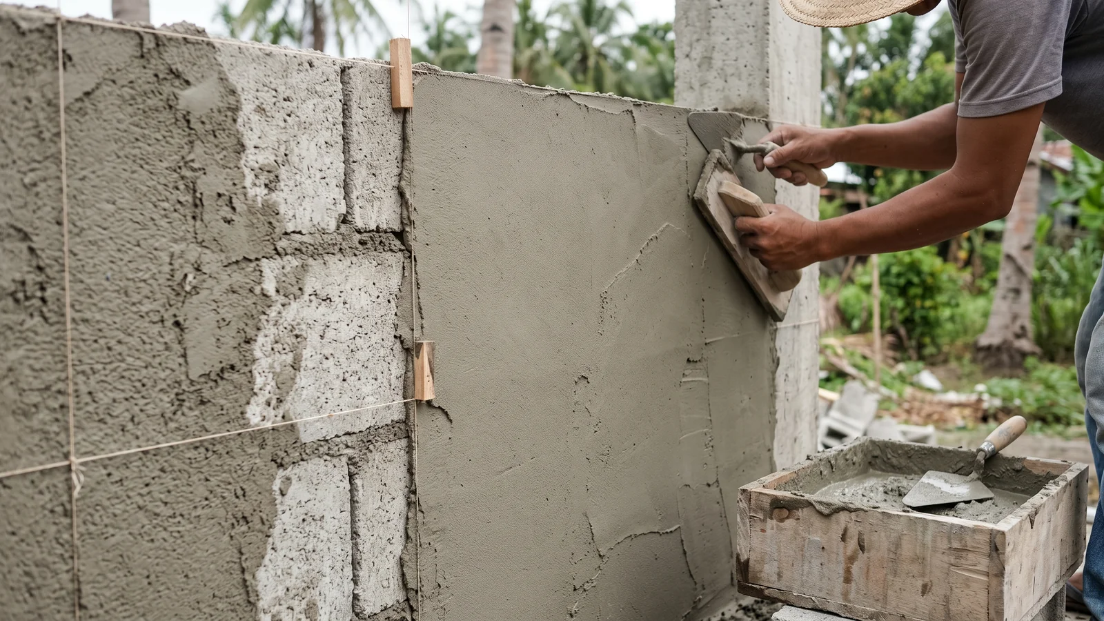 Featured image for Our Philippine Home Job – Ending (Plastering)