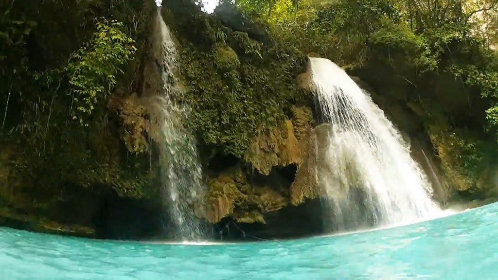 Spending the afternoon at Kawasan Falls, Cebu Island